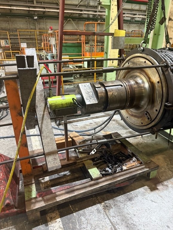 Precision machining of an industrial gearbox